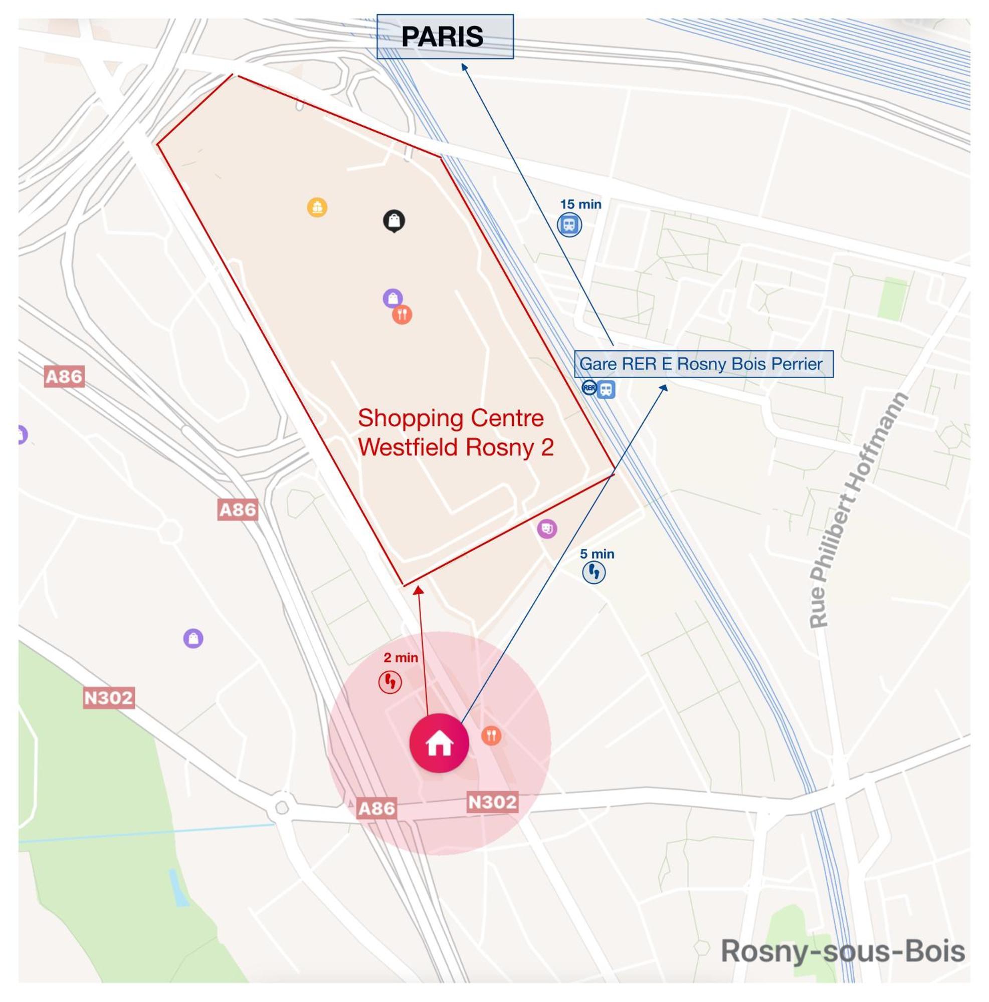 Studio Proche Du Centre Paris 15 Min Rosny-sous-Bois Exteriör bild